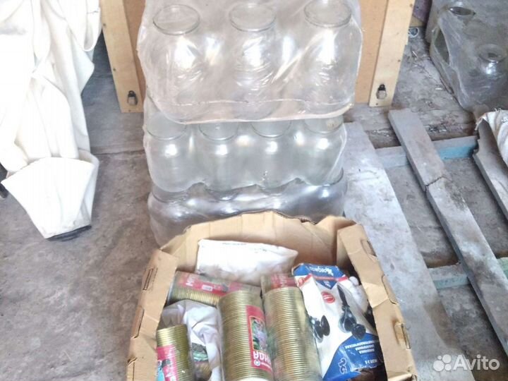 Стеклянная баночка 0.5-10л