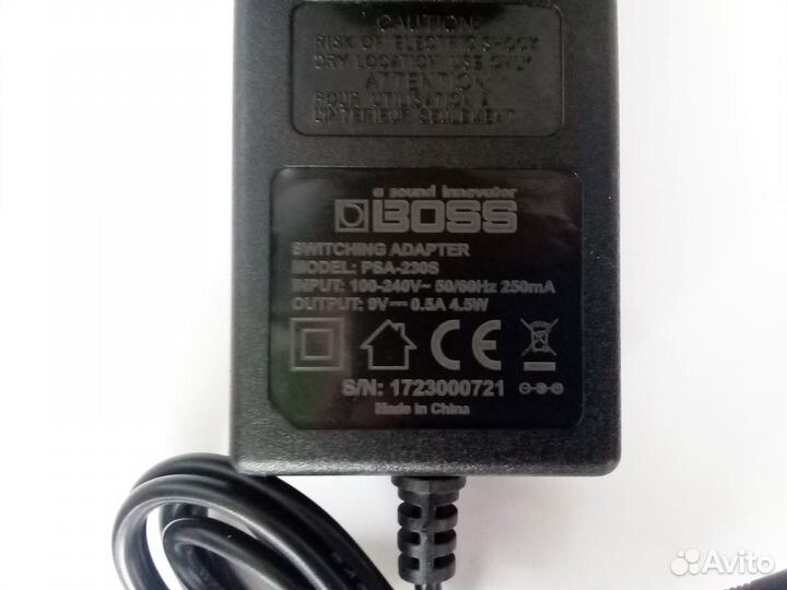 Блок питания для педали Boss ME-20, ME-20B, ME-25