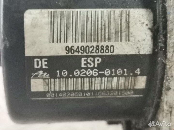 Блок ABS для Peugeot-Citroen C3 1 9649028880