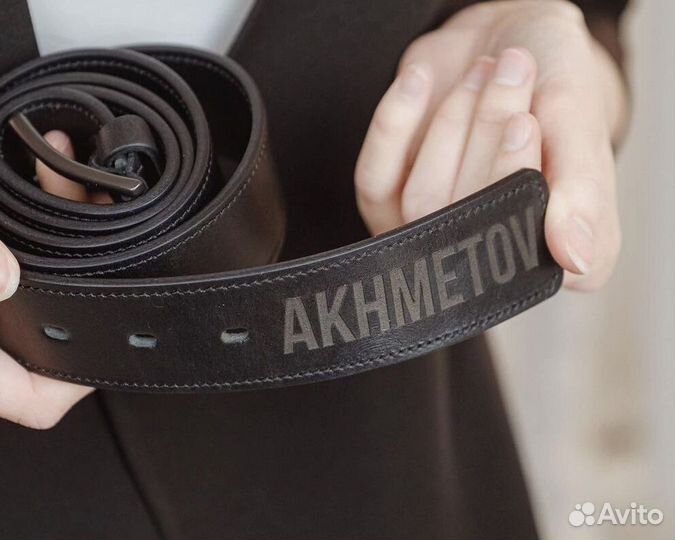 Мужской кожаный ремень