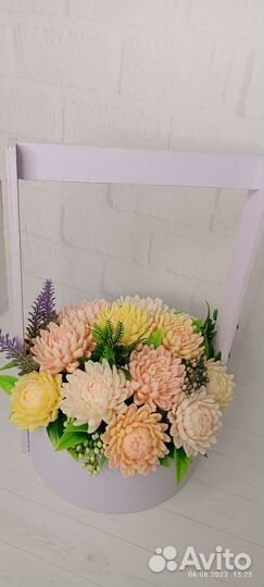 Букет цветов из мыла