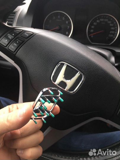 Эмблема на руль Honda, Шильдик