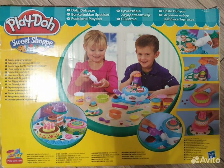 Наборы Play doh Зубастик и Фабрика пирожных