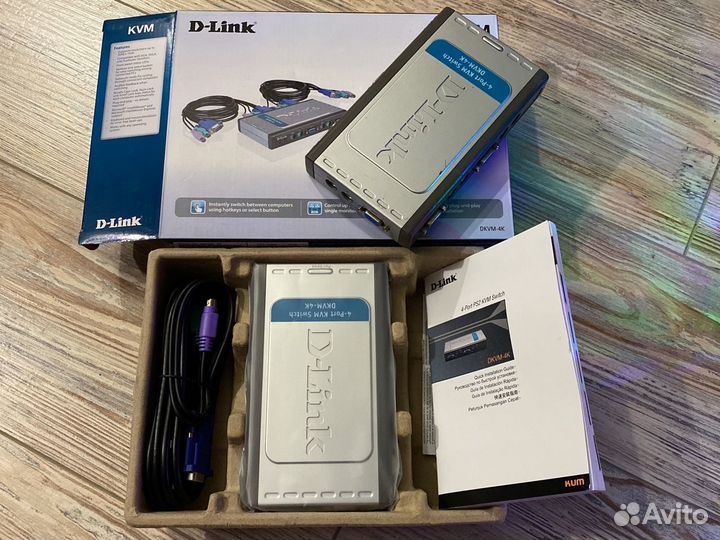 Переключатель KVM - D-Link dkvm-4K одним лотом