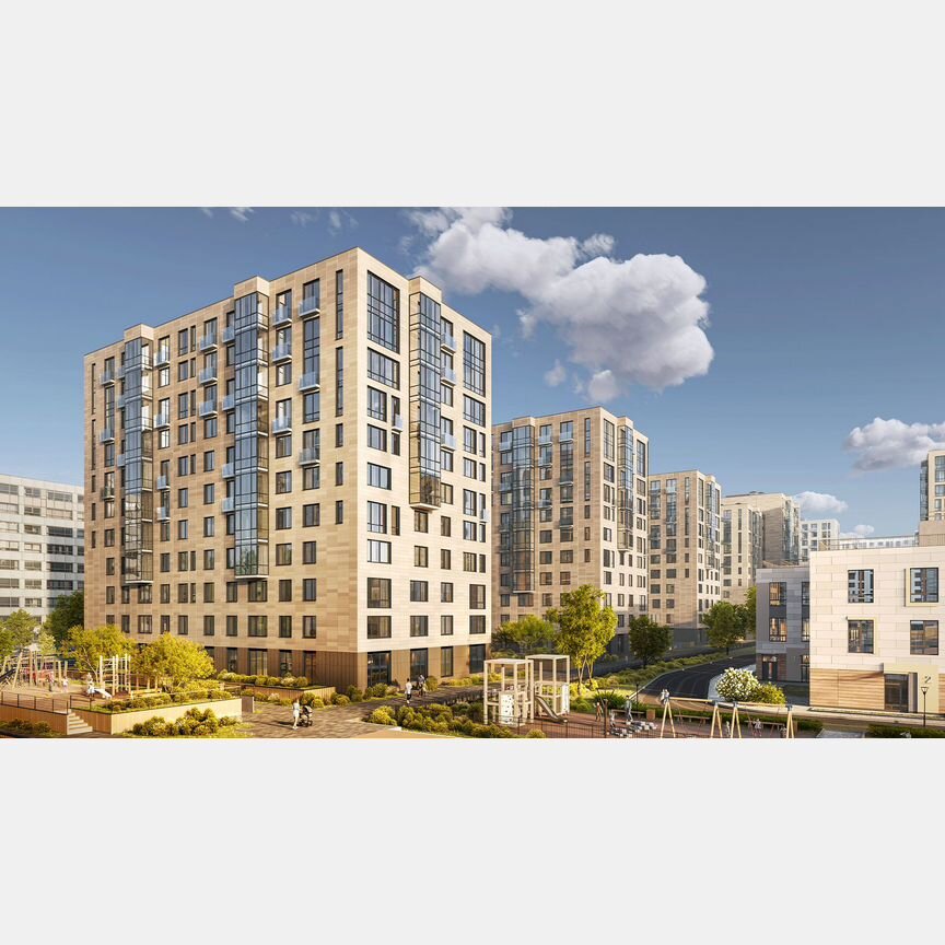 2-к. квартира, 68,8 м², 7/11 эт.