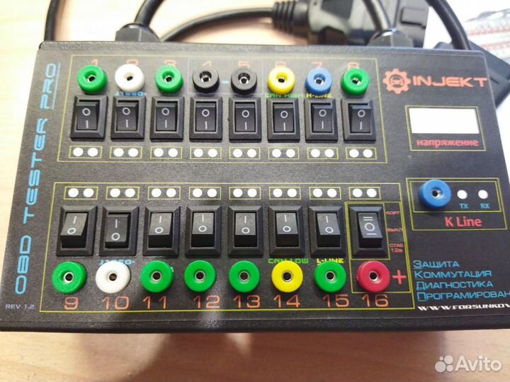 OBD2 tester PRO injekt Комплект для чип тюнинга