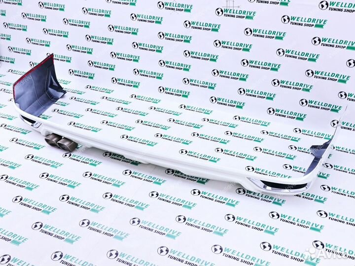 Губа Modellista Toyota Land Cruiser 200 белая