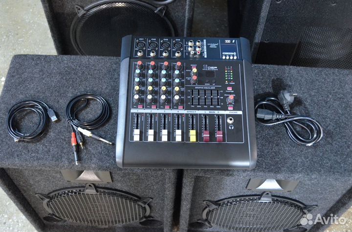 Комплект звука в банкетный зал, кафе, клуб итд