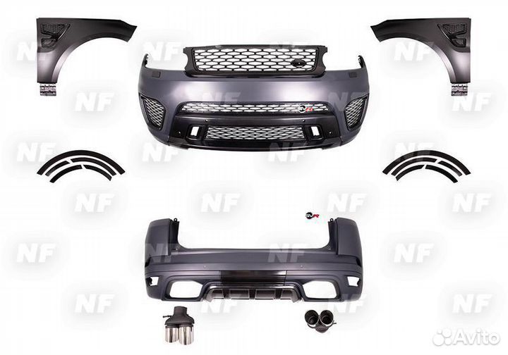 Обвес SVR Range Rover Sport