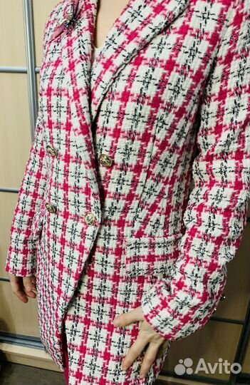 Твидовый жакет 40 42