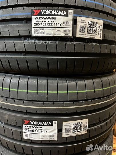 Yokohama Advan Sport V107 285/45 R22 и 325/40 R22