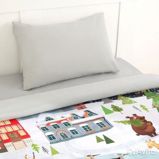 Постельное бельё 'Этель' 1,5 сп Зимние забавы 143х