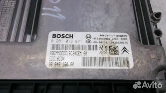 Блок управления двс citroen berlingo 2 (78P11PC01)