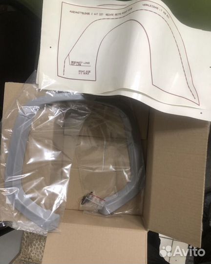 Насадки bmw g30 m performance с накладками