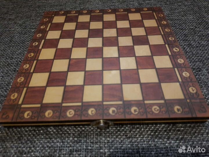 Шахматы Шашки Нарды 3в1, Размер 29х29