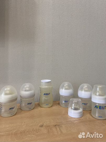 Бутылочки avent и pigeon (ниблеры в подарок)