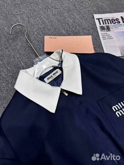 Костюм miu miu с мини юбкой