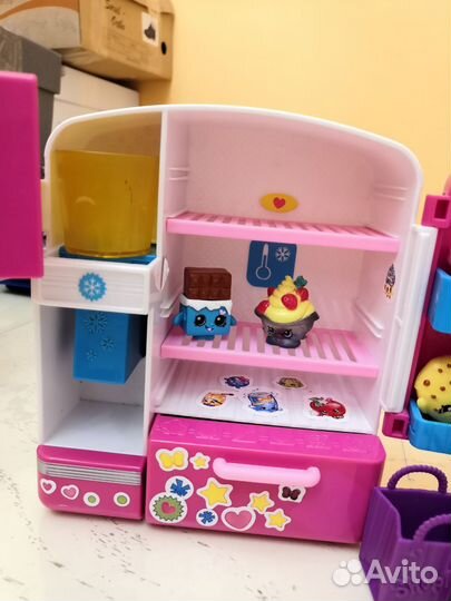 Игрушка холодильник shopkins и посуда IKEA