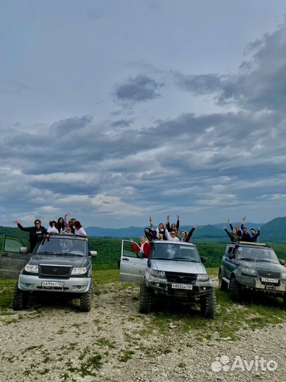 Джиппинг в горы, дольмены, водопады, экскурсия