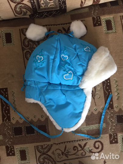 Шапка для девочки, примерно от 4х до 6 лет