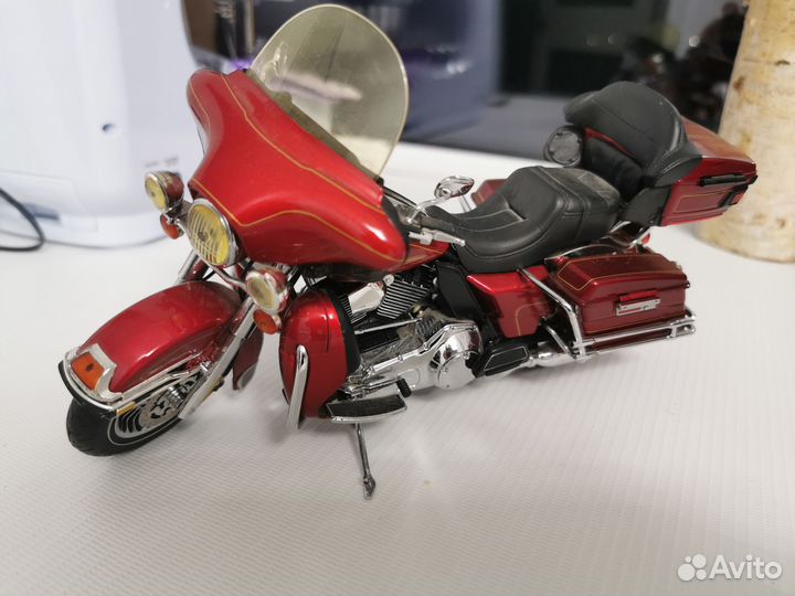 Модель мотоцикла harley davidson масштаб 1:12