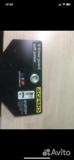 Наколенник для мотокросса (soft knee guard KID)