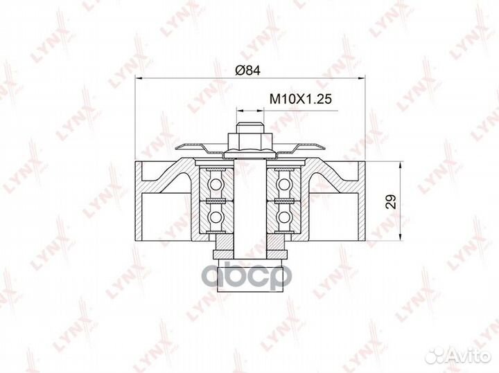 PB-5020 ролик натяжной комплект Nissan Pathfin