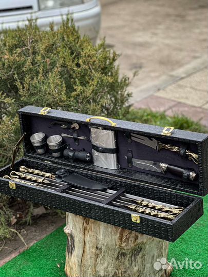 Шашлычный набор в кейсе