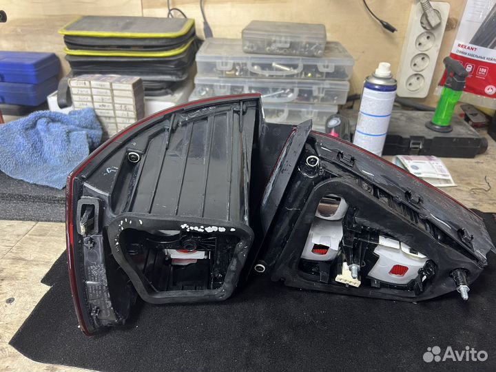 Комплект задних фонарей jetta 6 рестайлинг