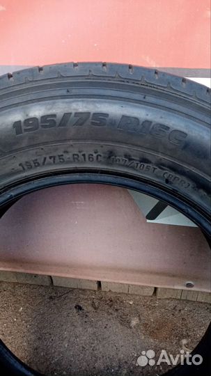 Резина pirelli carrier 195 75 16C
