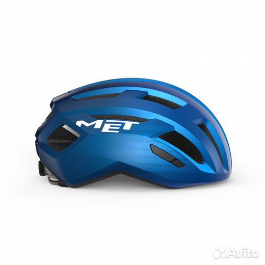 Велошлем MET vinci mips METallic blue M