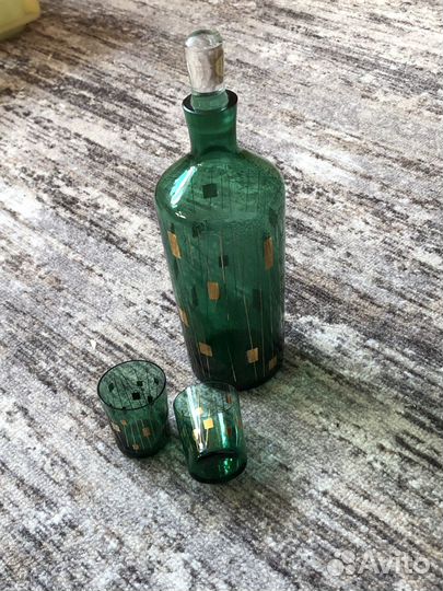 Графин/Штоф со стопками винтаж