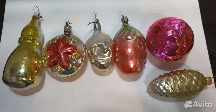 Елочные игрушки СССР