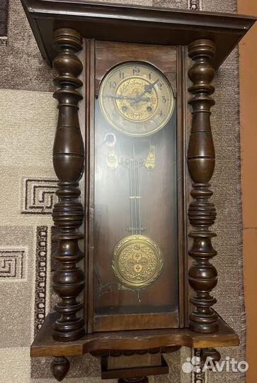 Старинные настенные антикварные Часы с боем