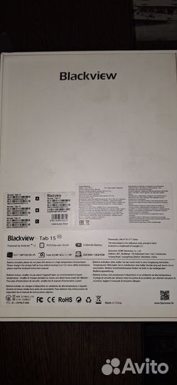 Планшет blackview tab 15 8 128 gb серый