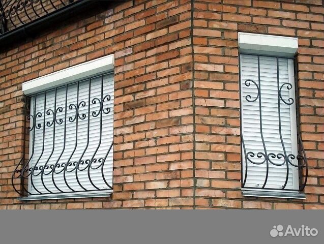 Решетки на окна, лоджии, балконы N 479 кованые