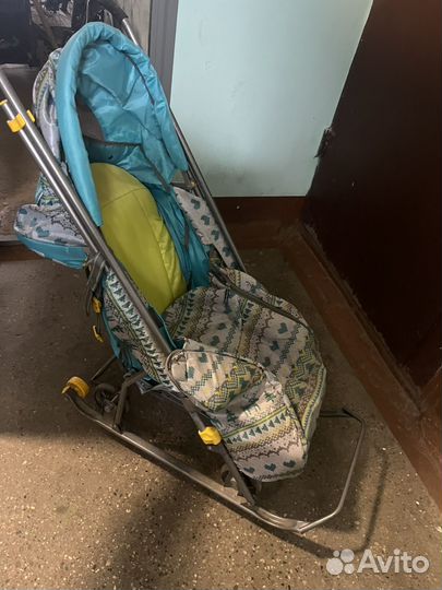 Коляска санки