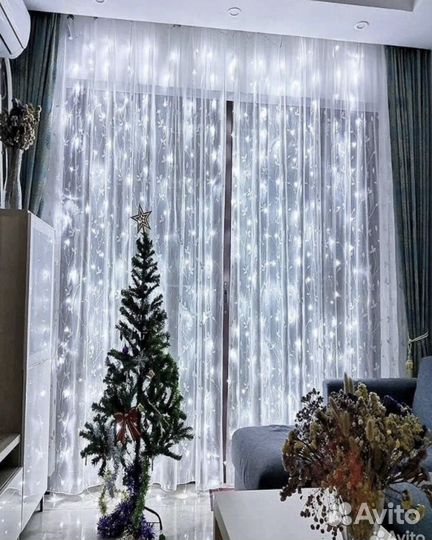 Гирлянда штора
