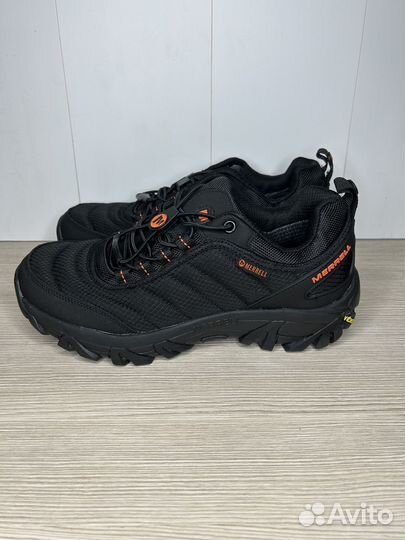 Кроссовки мужские термо merrell black теплые