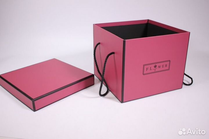 Коробки люкс из переплетного картона с кашировкой