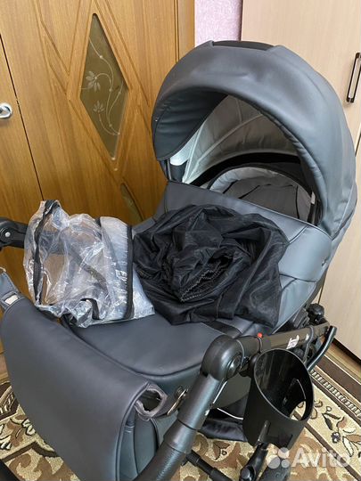 Коляска 2 в 1 эко кожа корса рей
