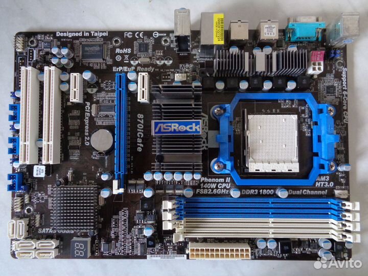 ASRock 870iCafe REV. G/A 1.01 (AM3, DDR3)