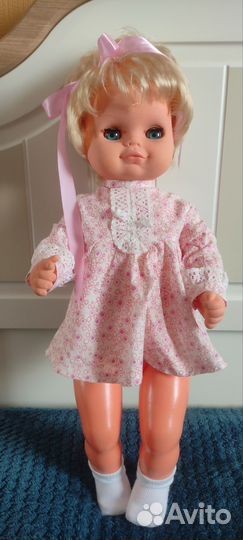 Кукла немецкая ГДР яркая блондинка