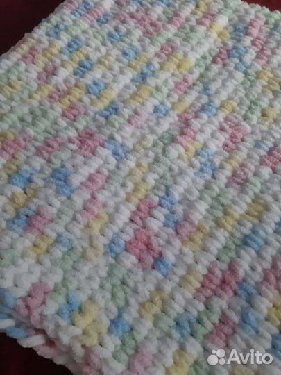 Плед детский плюшевый