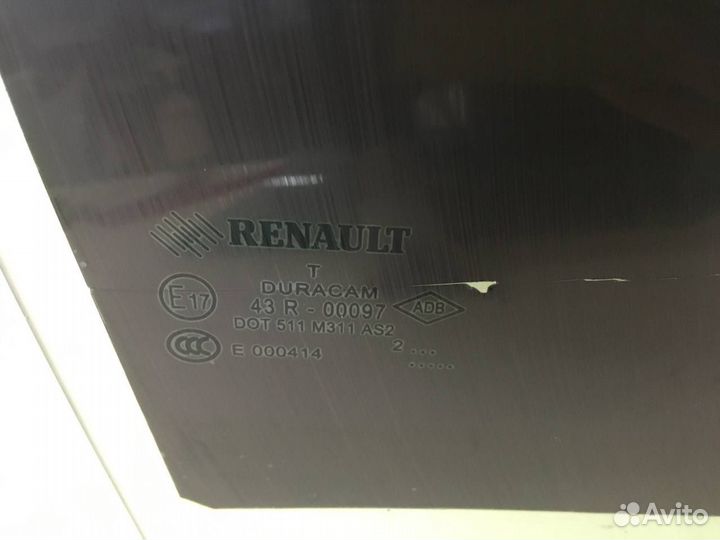 Стекло двери задней правой Renault Fluence 2010-20