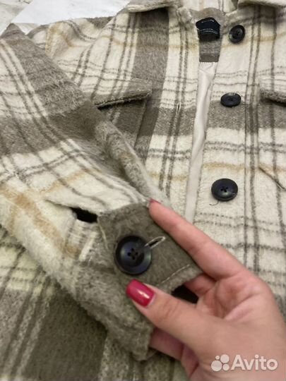 Теплая рубашка bershka