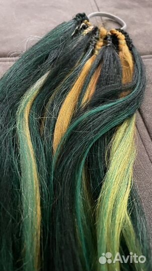 Хвост волосы на резинке