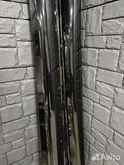 Накладки на пороги W211 комплект цвет чёрный 197