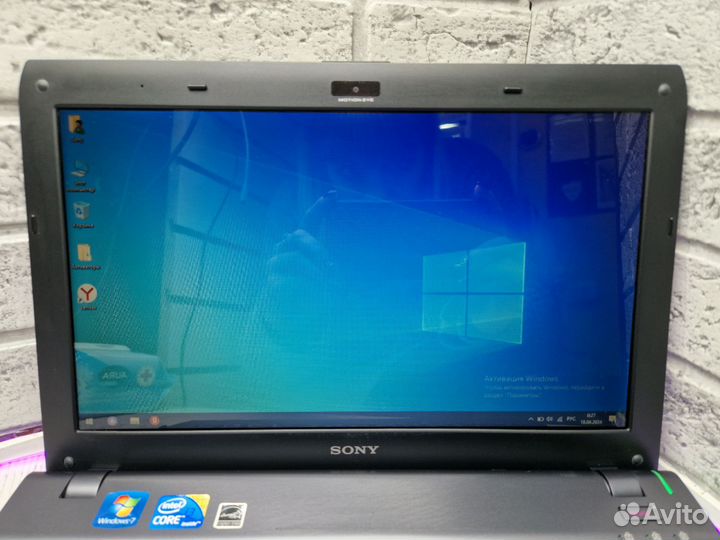 К.5494 Нетбук Sony i3 2*1.33GHz/4Gb/250Gb/HD