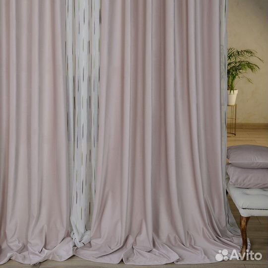 Шторы бархат Беллиссимо Лотос